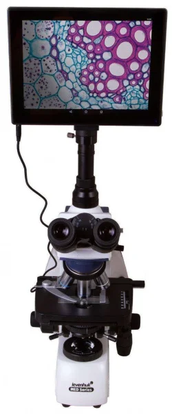 Levenhuk med d35t lcd microscopio trinoculare digitale professionale 74003 - dettaglio 3