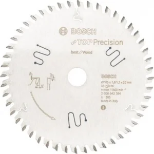 Bosch top precision best for wood lama per seghe circolari 165x20 mm per legno 2608642384 - dettaglio 1