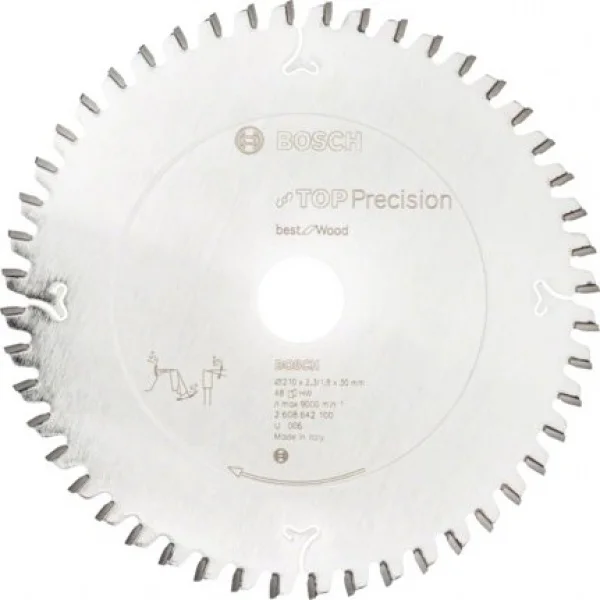Bosch top precision best for wood lama per troncatrici 210x30 mm per legno 2608642100 - dettaglio 1
