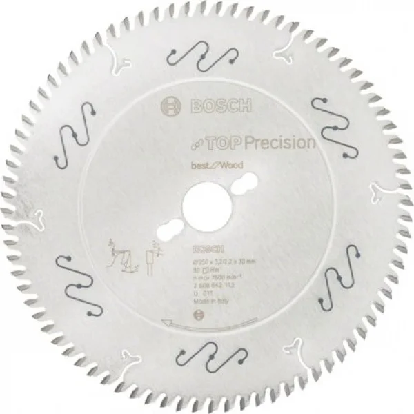 Bosch top precision best for wood lama per seghe da banco 250x30 mm per legno 2608642113 - dettaglio 1