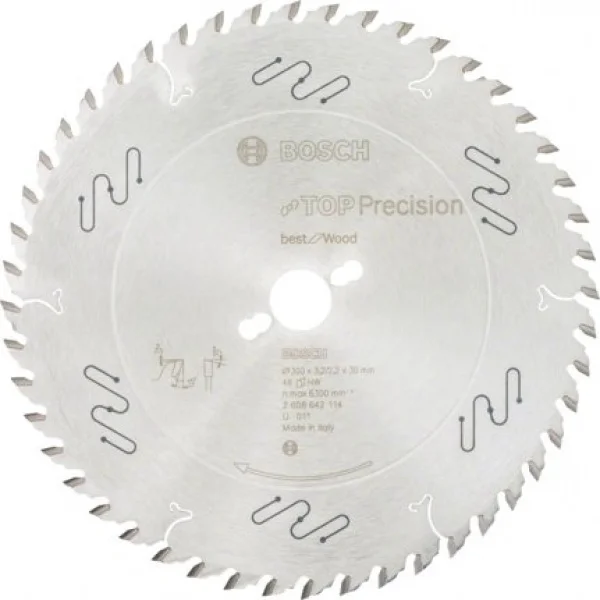 Bosch top precision best for wood lama per seghe da banco 300x30 mm per legno 2608642114 - dettaglio 1