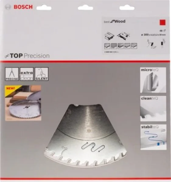 Bosch top precision best for wood lama per seghe da banco 300x30 mm per legno 2608642114 - dettaglio 2