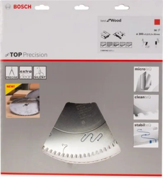 Bosch top precision best for wood lama per seghe da banco 300x30 mm per legno 2608642117 - dettaglio 2