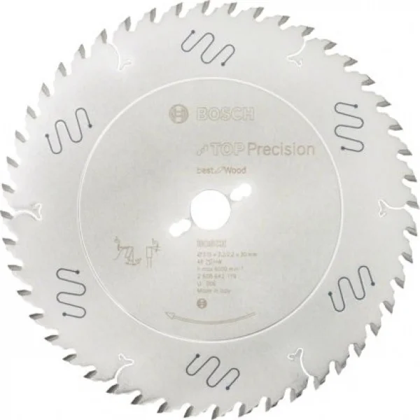 Bosch top precision best for wood lama per seghe da banco 315x30 mm per legno 2608642119 - dettaglio 1