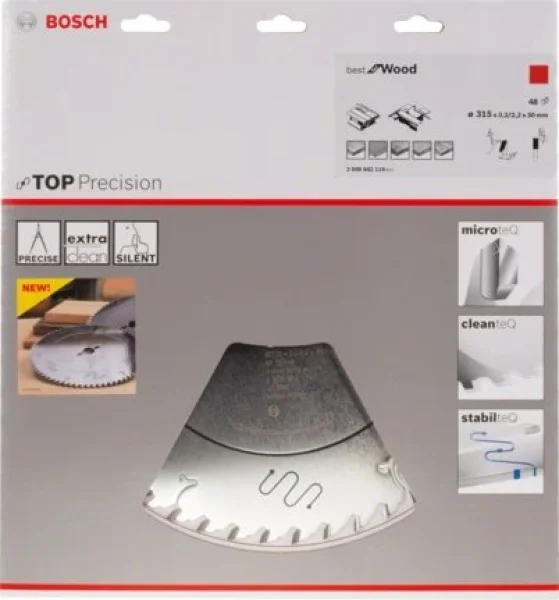 Bosch top precision best for wood lama per seghe da banco 315x30 mm per legno 2608642119 - dettaglio 2