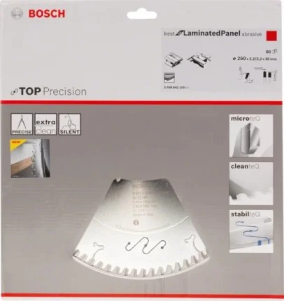 Bosch top precision best for laminated panel abrasive lama circolare 250x30 mm per laminati 2608642109 - dettaglio 2