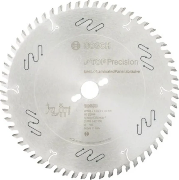 Bosch top precision best for laminated panel abrasive lama circolare 303x30 mm per laminati 2608642106 - dettaglio 1