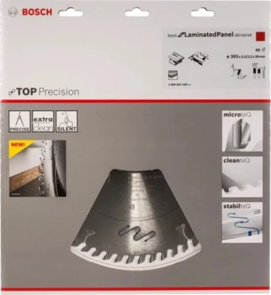 Bosch top precision best for laminated panel abrasive lama circolare 303x30 mm per laminati 2608642106 - dettaglio 2