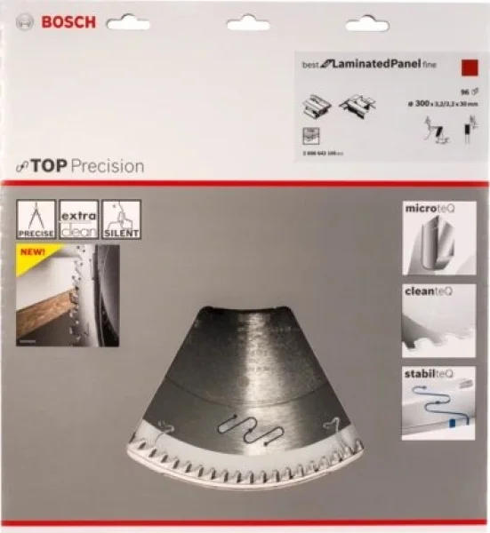 Bosch top precision best for laminated panel fine lama circolare 300x30 mm per laminati 2608642105 - dettaglio 2