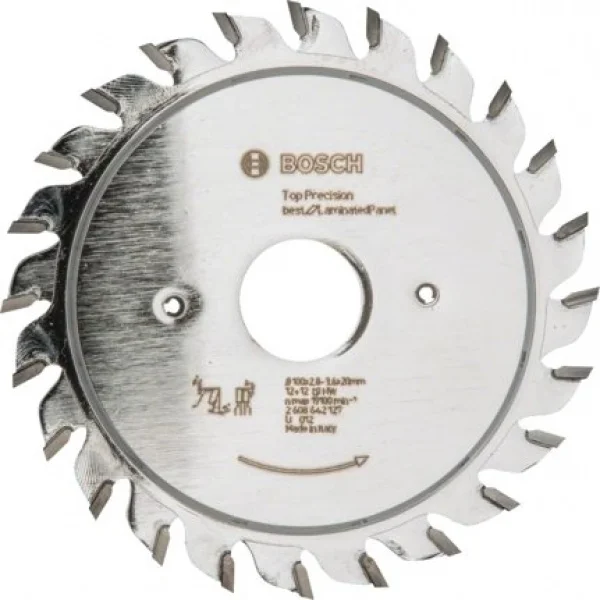 Bosch top precision best for laminated panel lama per squadratrice 100x20 mm per laminati 2608642127 - dettaglio 1