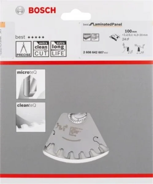 Bosch best for laminated panel lama incisore conica 100x20 mm per laminati 2608642607 - dettaglio 2