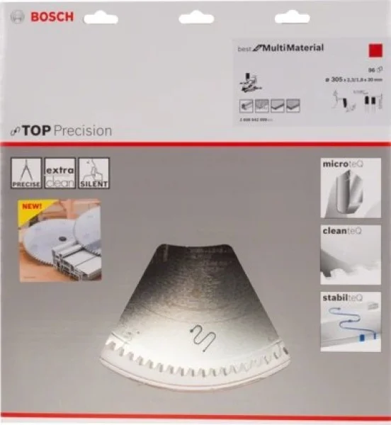 Bosch top precision best for multi material lama per troncatrice 305x30 mm multimateriale 2608642099 - dettaglio 2