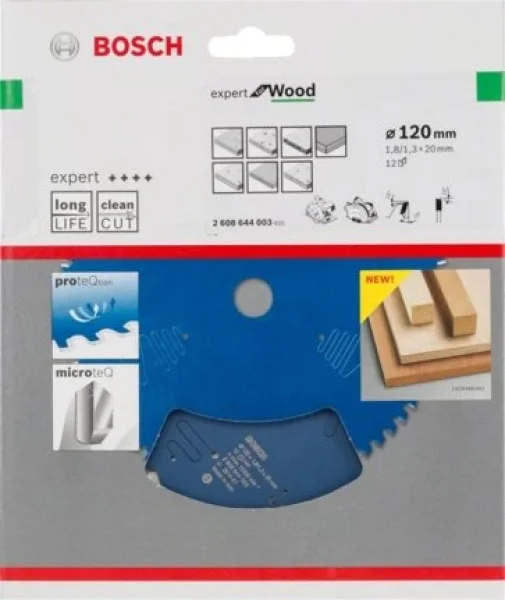 Bosch expert for wood lama per seghe circolari 120x20 mm per legno 2608644003 - dettaglio 2