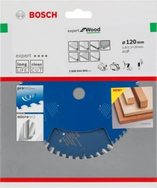 Bosch expert for wood lama per seghe circolari 120x20 mm per legno 2608644004 - dettaglio 2