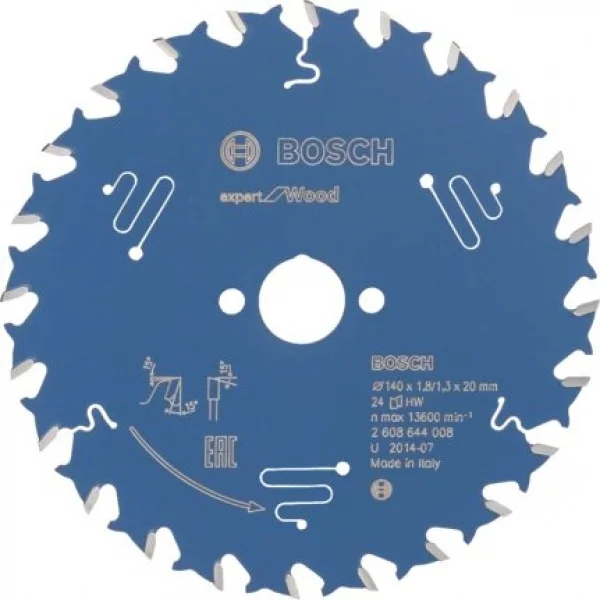 Bosch expert for wood lama per seghe circolari 140x20 mm per legno 2608644008 - dettaglio 1
