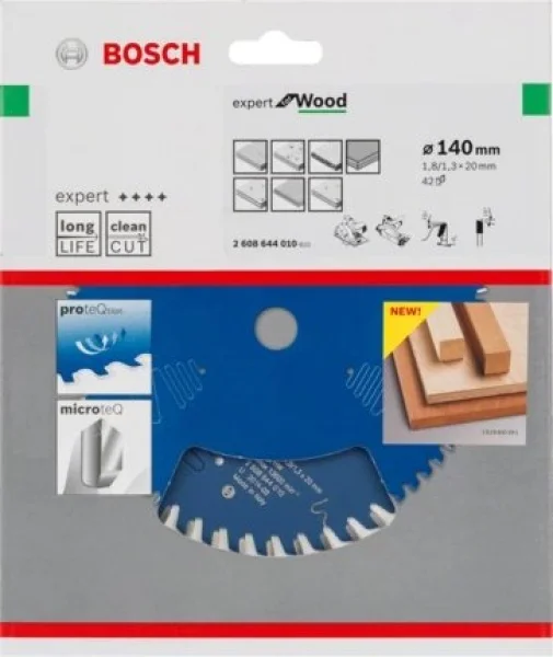 Bosch expert for wood lama per seghe circolari 140x20 mm per legno 2608644010 - dettaglio 2