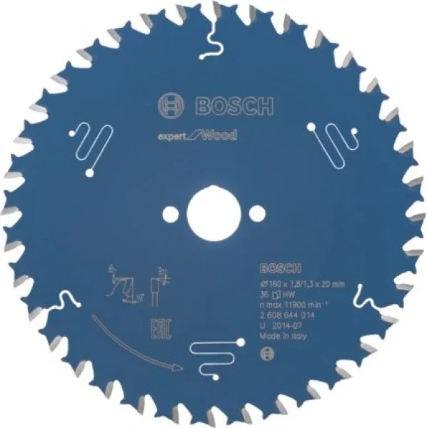 Bosch expert for wood lama per seghe circolari 160x20 mm per legno 2608644014 - dettaglio 1