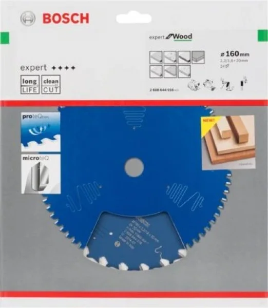 Bosch expert for wood lama per seghe circolari 160x20 mm per legno 2608644016 - dettaglio 2