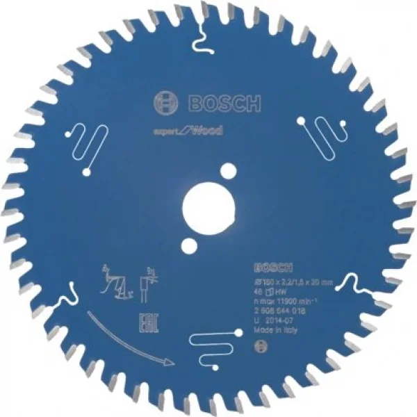 Bosch expert for wood lama per seghe circolari 160x20 mm per legno 2608644018 - dettaglio 1