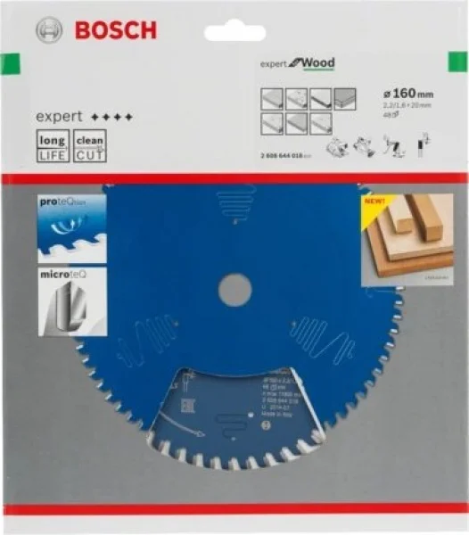 Bosch expert for wood lama per seghe circolari 160x20 mm per legno 2608644018 - dettaglio 2