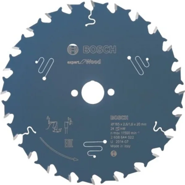 Bosch expert for wood lama per seghe circolari 165x20 mm per legno 2608644022 - dettaglio 1
