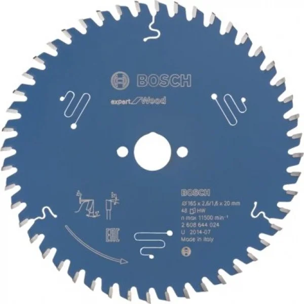 Bosch expert for wood lama per seghe circolari 165x20 mm per legno 2608644024 - dettaglio 1