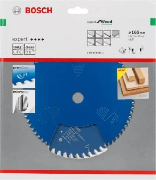 Bosch expert for wood lama per seghe circolari 165x30 mm per legno 2608644027 - dettaglio 2