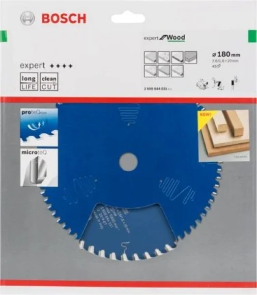 Bosch expert for wood lama per seghe circolari 180x20 mm per legno 2608644031 - dettaglio 2