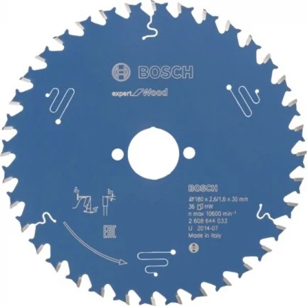 Bosch expert for wood lama per seghe circolari 180x30 mm per legno 2608644033 - dettaglio 1