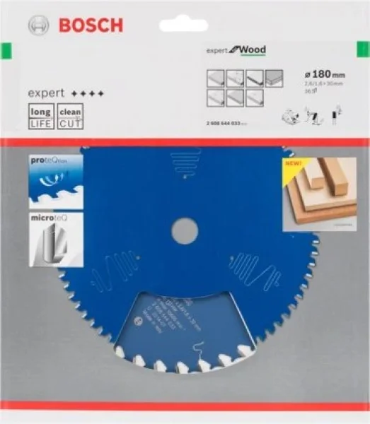 Bosch expert for wood lama per seghe circolari 180x30 mm per legno 2608644033 - dettaglio 2