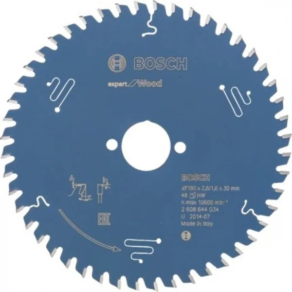 Bosch expert for wood lama per seghe circolari 180x30 mm per legno 2608644034 - dettaglio 1