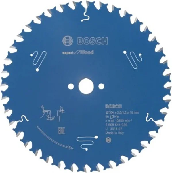 Bosch expert for wood lama per seghe circolari 184x16 mm per legno 2608644036 - dettaglio 1