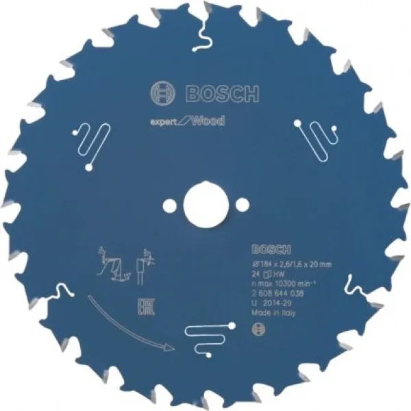 Bosch expert for wood lama per seghe circolari 184x20 mm per legno 2608644038 - dettaglio 1