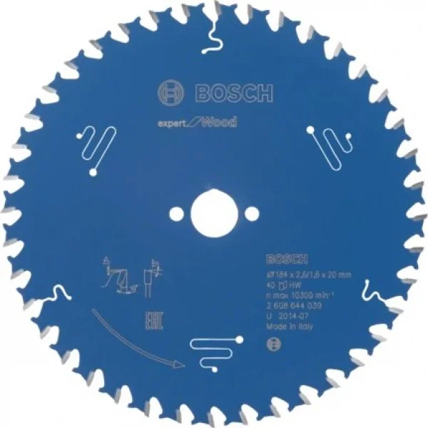 Bosch expert for wood lama per seghe circolari 184x20 mm per legno 2608644039 - dettaglio 1