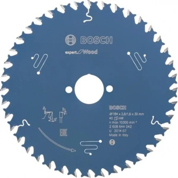 Bosch expert for wood lama per seghe circolari 184x30 mm per legno 2608644042 - dettaglio 1