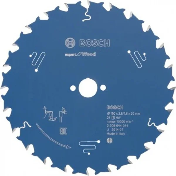 Bosch expert for wood lama per seghe circolari 190x20 mm per legno 2608644044 - dettaglio 1