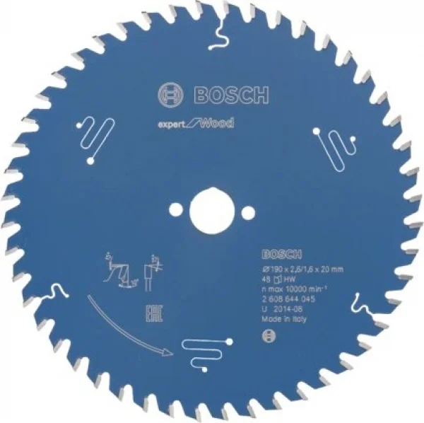 Bosch expert for wood lama per seghe circolari 190x20 mm per legno 2608644045 - dettaglio 1