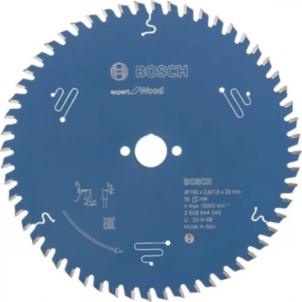 Bosch expert for wood lama per seghe circolari 190x20 mm per legno 2608644046 - dettaglio 1