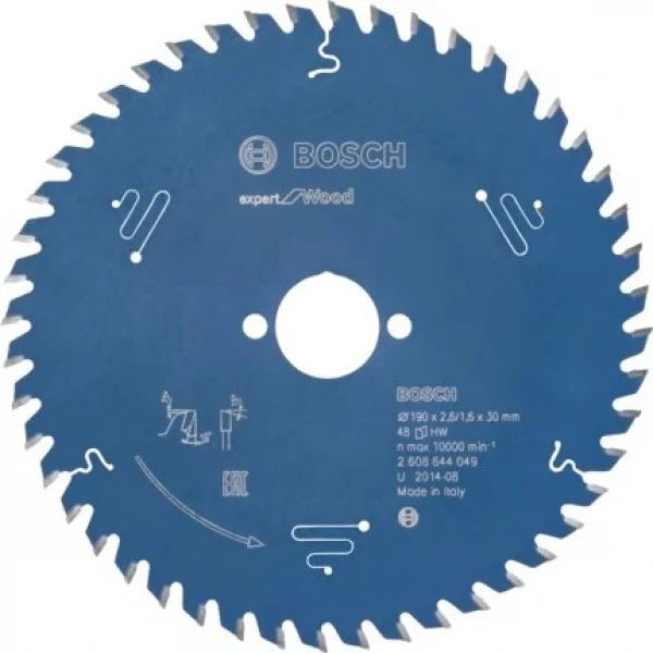 Bosch expert for wood lama per seghe circolari 190x30 mm per legno 2608644049 - dettaglio 1