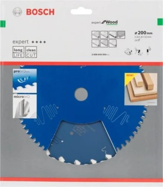 Bosch expert for wood lama per seghe circolari 200x32 mm per legno 2608644054 - dettaglio 2