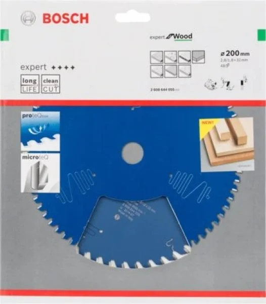 Bosch expert for wood lama per seghe circolari 200x32 mm per legno 2608644055 - dettaglio 2