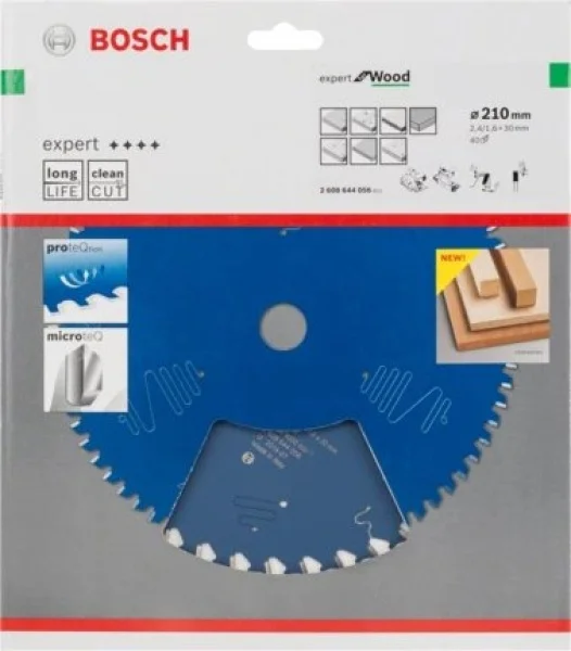 Bosch expert for wood lama per seghe circolari 210x30 mm per legno 2608644056 - dettaglio 2