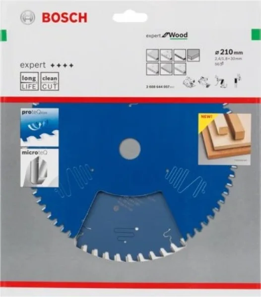 Bosch expert for wood lama per seghe circolari 210x30 mm per legno 2608644057 - dettaglio 2