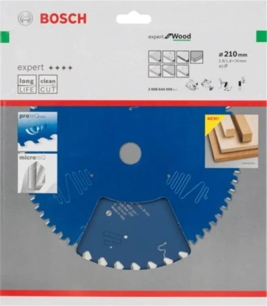 Bosch expert for wood lama per seghe circolari 210x30 mm per legno 2608644059 - dettaglio 2