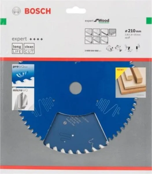 Bosch expert for wood lama per seghe circolari 210x30 mm per legno 2608644060 - dettaglio 2