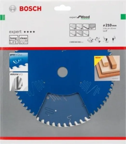 Bosch expert for wood lama per seghe circolari 210x30 mm per legno 2608644061 - dettaglio 2