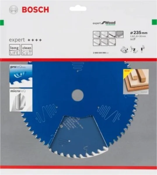 Bosch expert for wood lama per seghe circolari 235x30 mm per legno 2608644066 - dettaglio 2