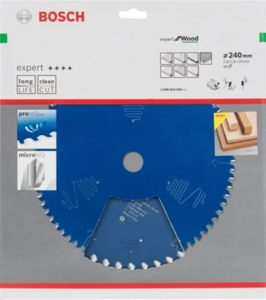 Bosch expert for wood lama per seghe circolari 240x30 mm per legno 2608644069 - dettaglio 2