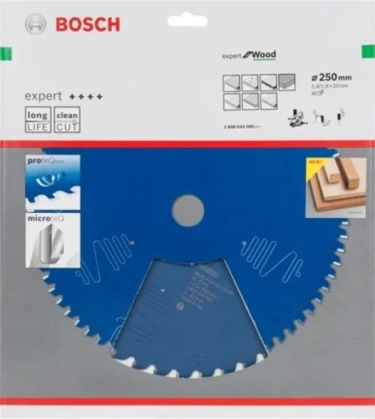 Bosch expert for wood lama per troncatrice 250x30 mm per legno 2608644080 - dettaglio 2