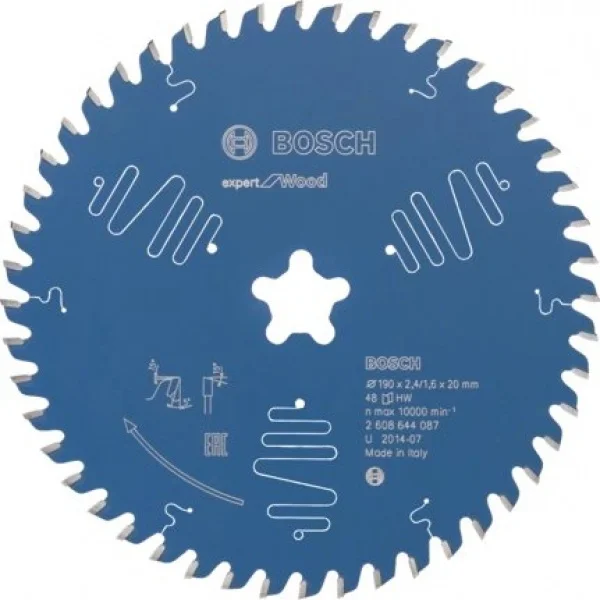 Bosch expert for wood lama per seghe da banco 190 mm con foro a stella per legno 2608644087 - dettaglio 1